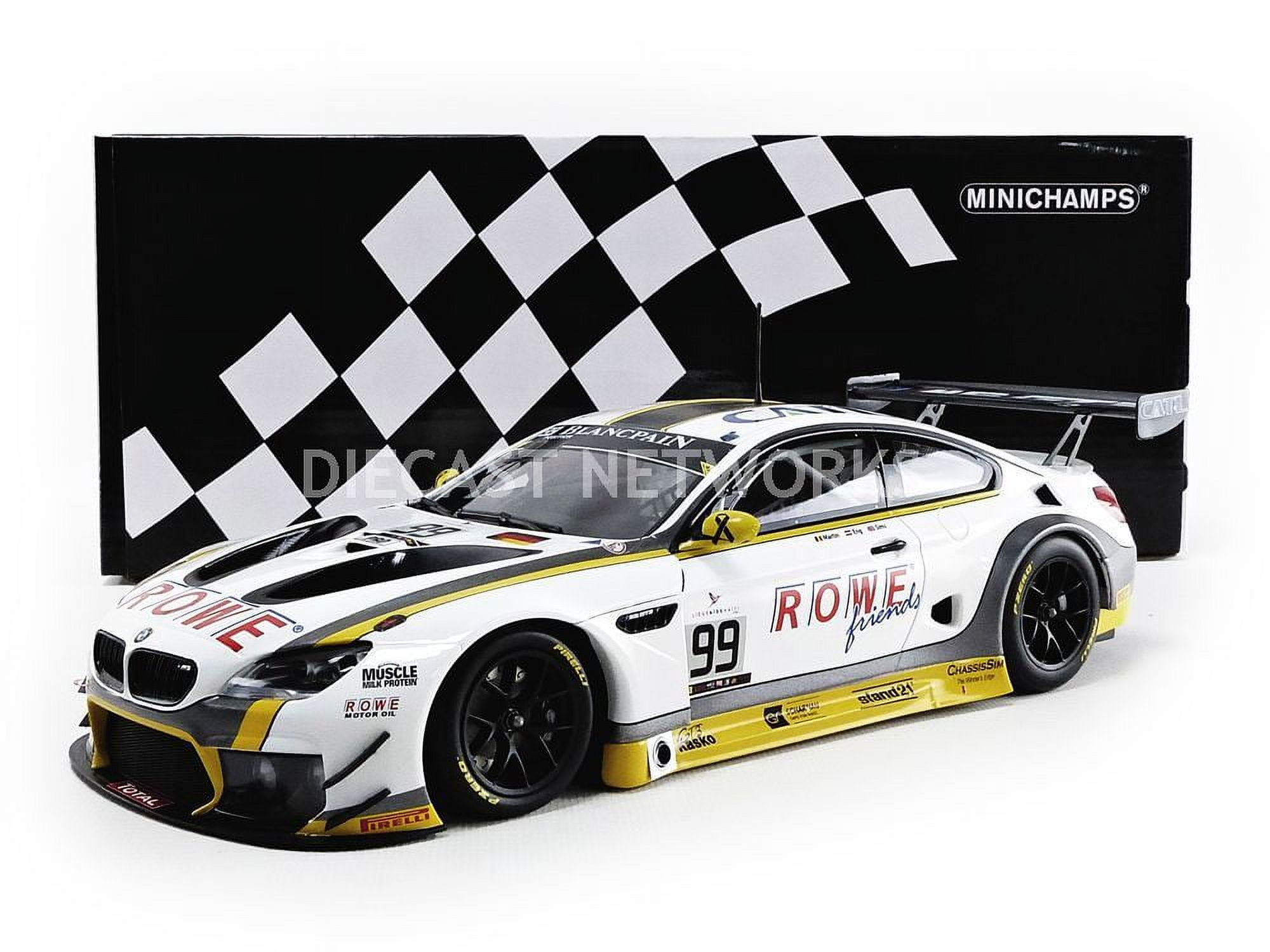 Minichamps 155162699 2016 BMW M6 GT3 No.99 Martin, Eng & Sims Winners 24 Hours SPA Limited Edition 1 by 18 Diecast Model Car - 400 Piece Minichamps 155162699 2016 BMW M6 GT3 No.99 Martin, Eng & Sims Winners 24 Hours SPA Limited Edition 1 by 18 Diecast Model Car - 400 Piece