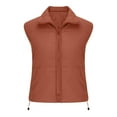 thumbnail image 4 of Hueook Winter Vest for Women Lightweight Warm Winter Coats Polar Soft Vests Outerwear with Zip Up Pockets Sleeveless Jacket for Winter 50% Off Clearance, 4 of 6