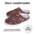 thumbnail image 6 of Lsque Buffalo Plaid and Butterflys Pattern Womens Comfort Cotton on Scuff With Memory Foam and Anti-skid Sole Slipper-37/38, 6 of 7