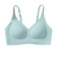 thumbnail image 4 of TEVEQ Jelly Bras for Women Push Up Soft Comfortable Wireless Seamless Smoothing V Neck Everyday Full Coverage Lifting T Shirt Bra No Underwire Anti Sagging Stretchable Comfort Bralettes with Support, 4 of 5
