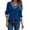 Blue, variant on V Neck Sweaters for Womens Ribbed Knit Long Sleeve Tunic Tops Dressy Casual Lightweight Sweater