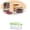 Green, variant on TAROFISH Layered Spice Storage Box 5.51 Inch Transparent Stackable Seasoning Organizer with Airtight Lid for Kitchen Pantry Refrigerator,Green,2,2 Layer