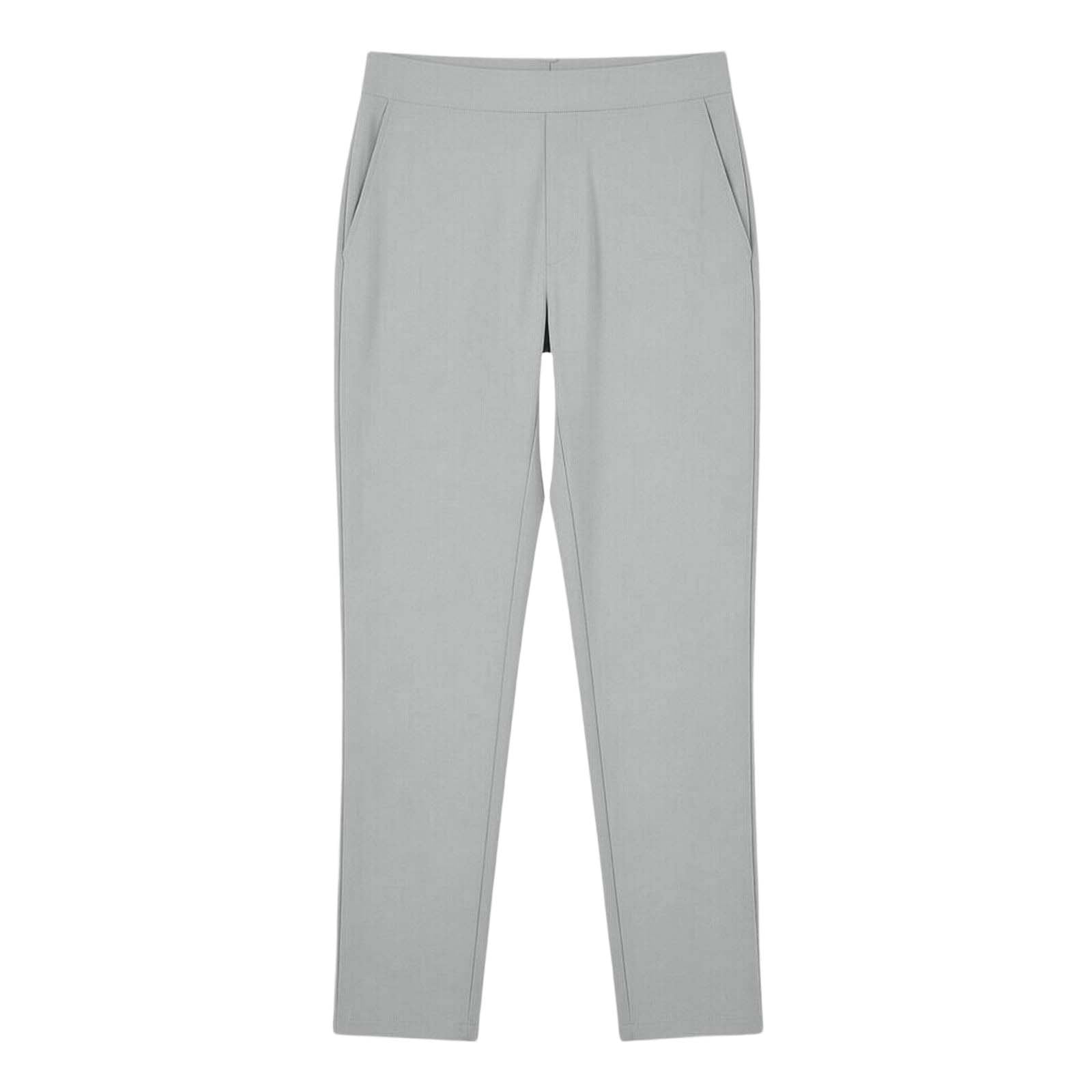 Women's Work Pants Stretchy 7/8 Ankle Dress Pants for Women Business Casual Tapered Slacks for Teacher, Golf, Travel Grey S