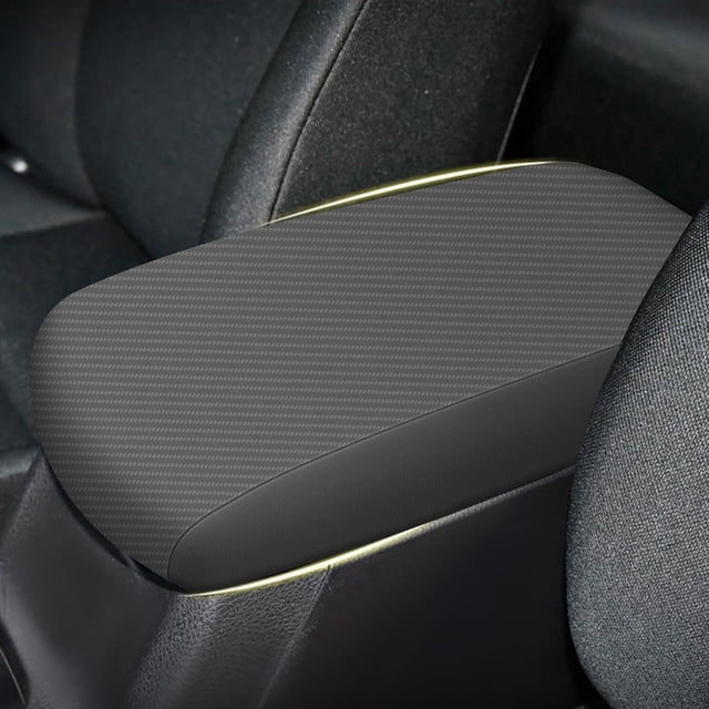 Cubierta de Apoyabrazos AOMSAZTO de Fibra de Carbono para Toyota RAV4 2013-2018