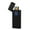 Black, variant on Bdday Double-sided Tungsten Lighter Thin Sensitive Charging USB Portable Compact Lighter
