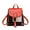 Red, variant on Fashion Small Pu Leather Backpack Shoulder Bags For Women Retro Plaid School Knapsack High Quality Travel Rucksack Shopping Bag