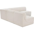 thumbnail image 4 of Meridian Furniture Ollie Cream Boucle Fabric Modular Sectional, 4 of 10