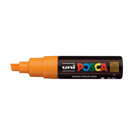 UPC: 4902778916568 | POSCA Acrylic Paint Marker  Broad Chisel  Bright Yellow