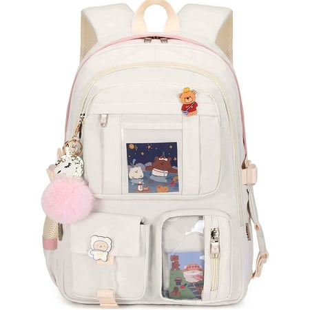 Laptop Backpacks 16 Inch School Bag College Backpack Large Travel Daypack Kawaii Bookbags for Teens Girls Women Students Walmart