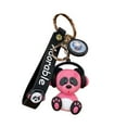 thumbnail image 1 of PENGXIANG Boc Cartoon Keychain Unfading Color Metal Buckle Lovely Panda Elephant Key Rings Bag Pendant, 1 of 10