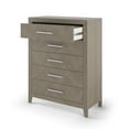 thumbnail image 6 of Child Craft Kieran 39" Interlocking 5-Drawer Chest for Nursery or Bedroom, Anti-Tip Kit, Herringbone Design, Crescent Gray, 6 of 9