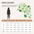 thumbnail image 6 of Disketp Pajamas Set Long Sleeve Sleepwear Womens Button Down Nightwear Pj Sets-Avocado, 6 of 9