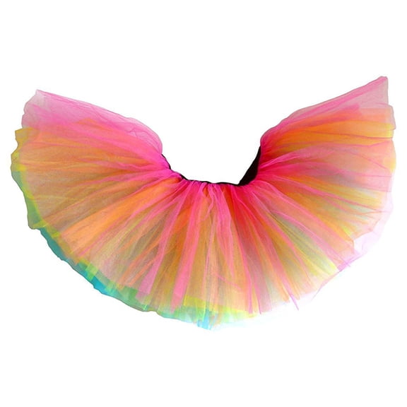 WRITWAA White Ballet Skirt for Women Shows Dance Performance 1Set