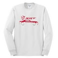 thumbnail image 2 of Wild Bobby, SRT Silhouette Street Racing Viper, Cars and Trucks, Men Long Sleeve Shirt, White, Small, 2 of 4