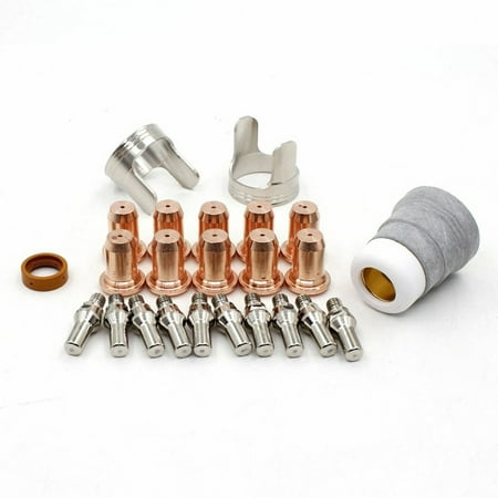 

24pc PT-40 IPT-60 PT60 plasma torch electrode head guard cup holder vortex ring