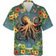thumbnail image 3 of Camisas de verano para hombre 2024, novedad, con estampado 3D de tentáculos de pulpo, ropa con patrón creativo, camisetas de manga corta con solapa, 3 of 5
