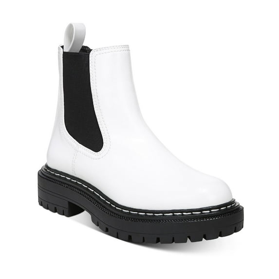 Circus by Sam Edelman Womens Effie Faux Leather Round Toe Chelsea Boots