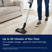 Electrolux Ultimate600 Cordless Stick Vacuum with PowerPro Bristle Nozzle and Larger Dust Bin Capacity, 50-Minute Run Time, 3 Power Modes, Denim Blue