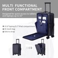 thumbnail image 2 of Verage Greenwich EXT Carry On Luggage, Hardside Spinner Wheels Suitcase with Front Pocket for Travel, TSA Approved (20-Inch, Black), 2 of 7