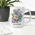 thumbnail image 3 of Personalized Cute Chameleon Coffee Mug 11oz 15oz - Custom Name Ceramic Cup - Unique Gift for Chameleon Lovers, Parents, Girlfriend, Siblings, Kids, Reptile Enthusiasts, 3 of 6