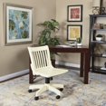 thumbnail image 3 of OSP Designs Deluxe Antique White Armless Bankers Chair, 3 of 4