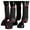 Black/Pink, variant on HILASON L M S Horse Front Rear Hind Leg Sport Boots & Bell Boots 6 Pack