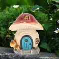 thumbnail image 4 of Estatuilla De Casa De Hongos, Adorno De Casa De Hongos Resistente A La Intemperie Vivo, Mano De Obra Fina De Resina Exquisita Para Jardines ANGGREK Mushroom House Decoration, 4 of 8