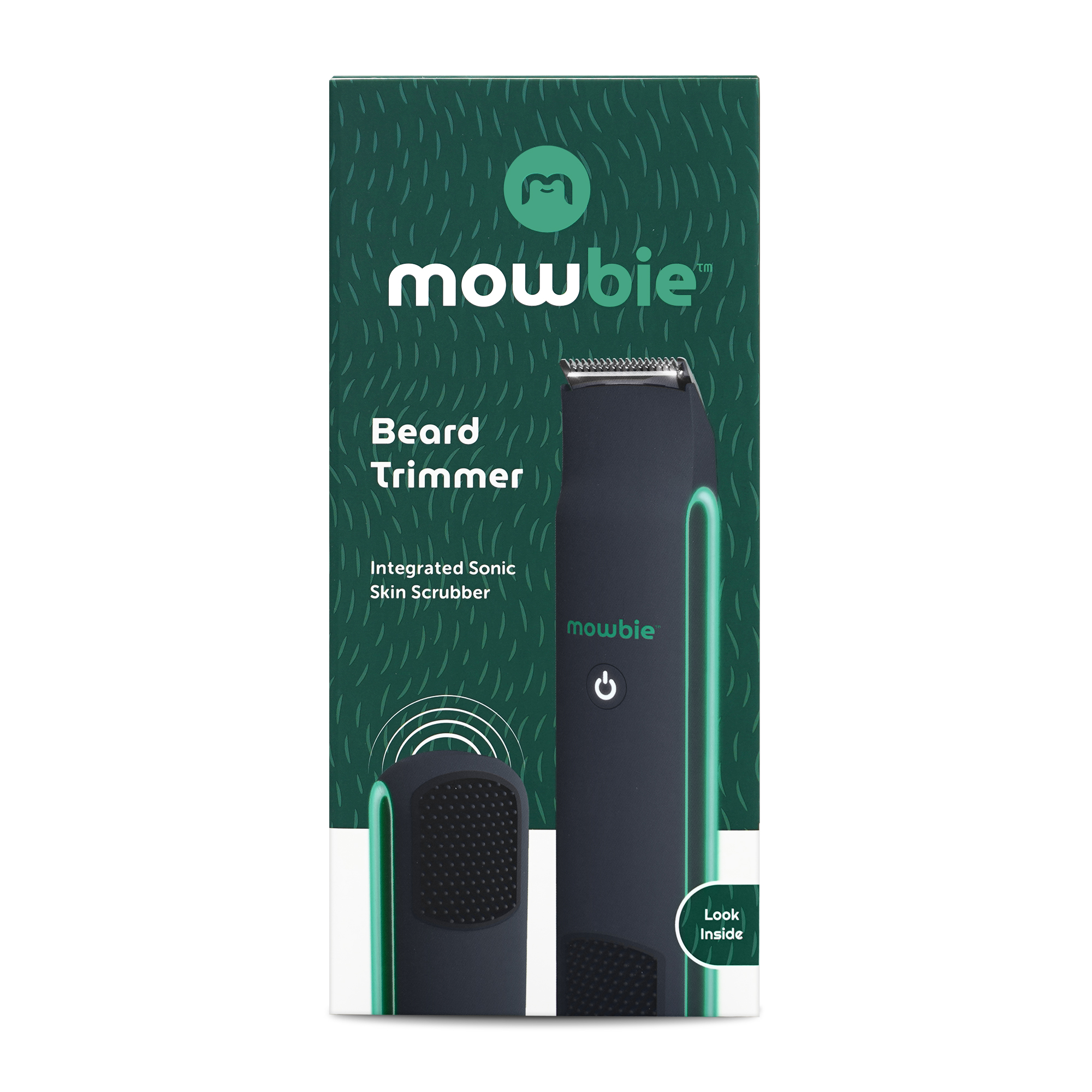 mowbie Beard Trimmer, Male Hair Trimmer & Clipper, Waterproof, Green LED - image 2 of 12