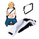 thumbnail image 5 of Ajustador Seguridad para El Automóvil Bsvklp para Mujeres Embarazadas Antiestrangulamiento Soporte para El Vientre Cabeza Plana Blanca, 5 of 9
