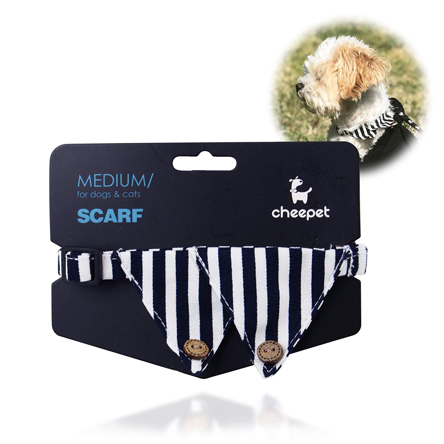 ERROR (Set of 2) Adjustable Cat and Dog Collar with Bell and Cute Plaid Burgee Design Soft and Comfortable for Small Median Dog and Cat EHD
