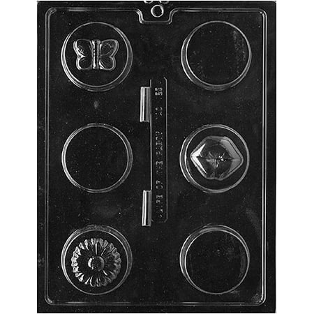 

Candyland Crafts Designer Sandwich Chocolate Candy Mold | For Molding Chocolate Soap or Plaster | Food Safe Plastic Durable and Reusable Chocolate Making Mold - AO123 - (3 Pack)