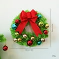 thumbnail image 4 of Fmbmuo Christmas Wreath with Ornaments for Cozy Door Decor, Modern Farmhouse Style, Indoor Use, 4 of 4