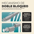 thumbnail image 3 of SAYCHEESE Puerta de Seguridad para Bebés y Perros Reja Ajustable 73 cm Altura 85 cm, 3 of 9