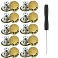 thumbnail image 1 of Lefu 10 PCS Metal Jeans Buttons 17mm Replacement No-Sew Screw Button Repair Kit DIY, 1 of 9