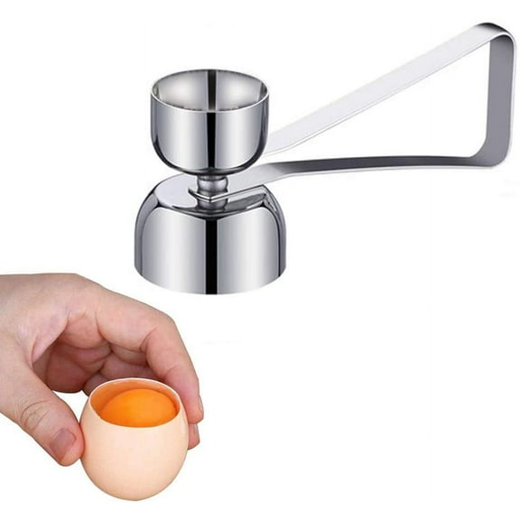 D-GROEE Eggshell Cracker Topper, Stainless Steel Egg Opener Eggshell Cutter Kitchen Remover Tool for Home