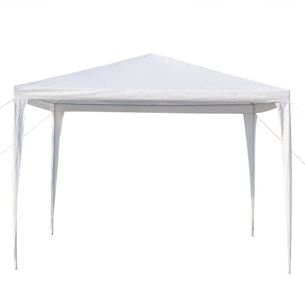 Alvantor 10x10ft White Instant Pop Up Canopy Tent,Slant Leg Portable Outdoor Shelter with Carry Bag,4 Sides
