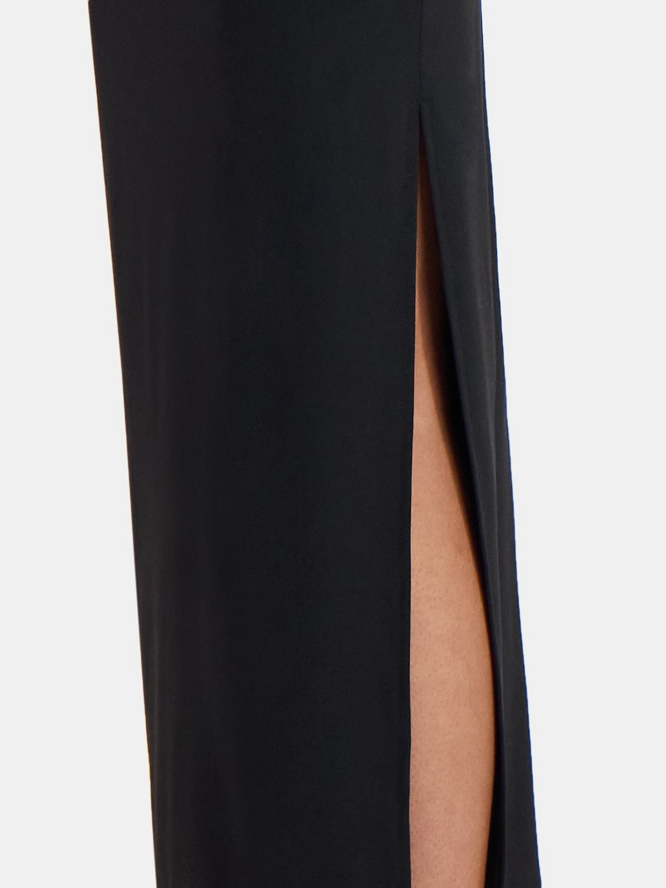 No Boundaries Strapless Maxi Dress with Side Slit, Women's