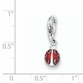 thumbnail image 2 of Beautiful Sterling Silver Red Enameled Lady bug Charm, 2 of 2