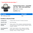thumbnail image 2 of Throttle Position Sensor - Compatible with 1998 - 2005 GS300 Base 1999 2000 2001 2002 2003 2004, 2 of 2