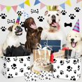 thumbnail image 3 of Dog Paw Print Gift Bags Christmas Paw Print Paper Bags Paw Them Wrapping Bag with Tissue Paper Cards for Girl Boy Kids Dog Themed Birthday Baby Shower Party Supplies, 3 of 4