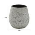 thumbnail image 5 of Mony 10 Inch Tabletop Decorative Flower Vase, Home Accessory, White Brown, 5 of 5