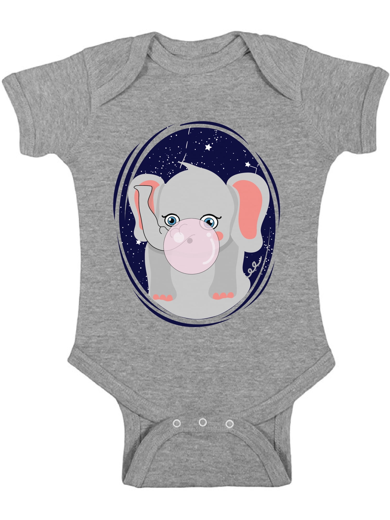 Awkward Styles Elephant Baby Bodysuit Short Sleeve Baby One Piece