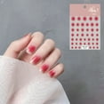 thumbnail image 5 of dianhelloya Nail Sticker Self Adhesive Strong Stickiness Vivid Color Non-fading Fingernail Adhesive Sticker Decor Nail Art Ornament L, 5 of 8