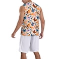 thumbnail image 2 of Naloa Cute Chickens Basketball Jersey Reversible Men's Mesh Athletic Sports Shirts Training Practice S-4XLLarge, 2 of 6