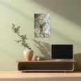thumbnail image 3 of ZHONGYUTONG White Daisy Canvas Wall Art Flowers Pictures Wall Decor Daisy Floral in Vase Painting for Living Room Decor Framed (20.00" x 30.00"), 3 of 5