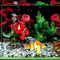 thumbnail image 3 of 4 Pcs Silicone Silicone Bionic Fish, Luminous Bionic Clownfish, For Aquaridum Fish Tank, 3 of 8