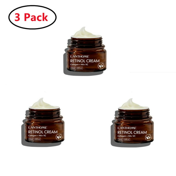 3 Pack Retinol Face Cream,Nourishing Skin Moisturizing Hydrating