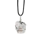 AYANA WELLNESS AYANA Raw Moonstone Crystal Pendant Necklace | For New Beginnings Happiness Good Luck Hope Abundance Fertility - Protection from Negativity | Premium Carrying Pouch - Best Gifts for Moms