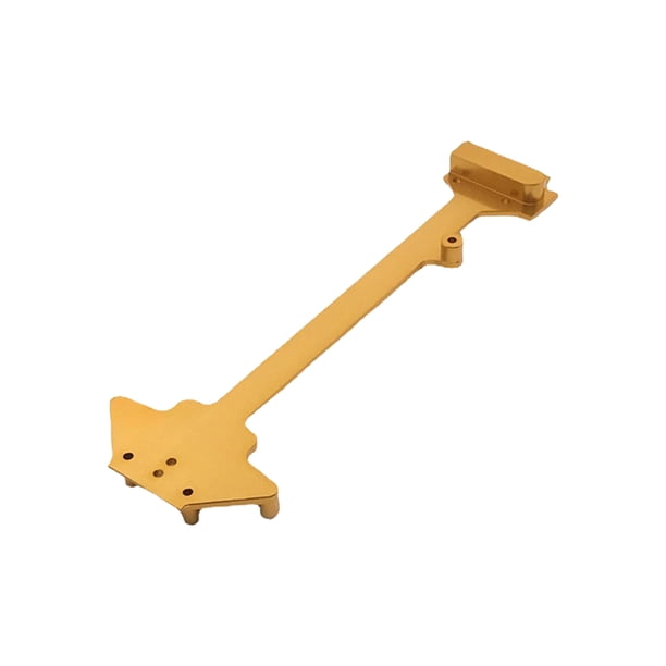 Vogacara Placa de segundo piso para coche teledirigido, placas de Metal para vehículo, modificación de juguete para automóvil, repuesto de repuesto Kits de construcción modelo Oro Vogacara FN012232-03B