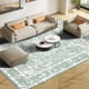 thumbnail image 2 of Alfombra Vhong Boho, lavable, vintage, moderna, 150 x 210 cm, verde, 2 of 6